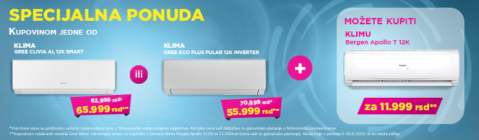 Klima uređaji su savršen način da osiguraš idealnu temperaturu u svojoj kući ili poslovnom prostoru tokom cele godine.